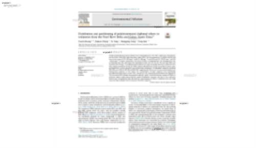 Distribution and partitioning of polybrominated diphenyl ethers in sediments from the Pearl River Delta and Guiyu, South China*